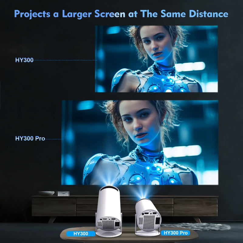 Projetor HY300 Pro 4K Android 11 BT5.0 1080P 1280*720P