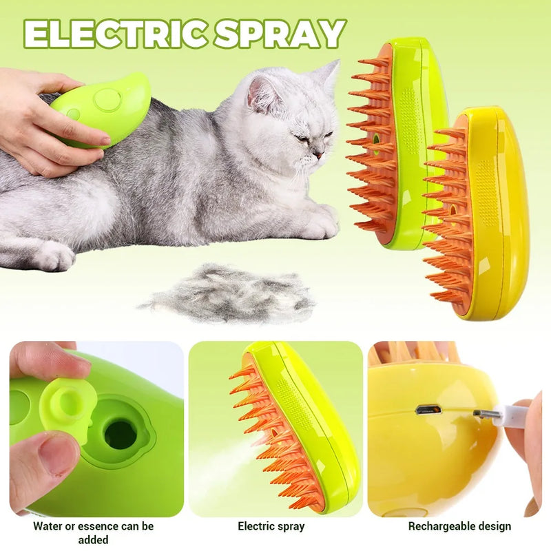 Escova a vapor para  Cães e Gatos